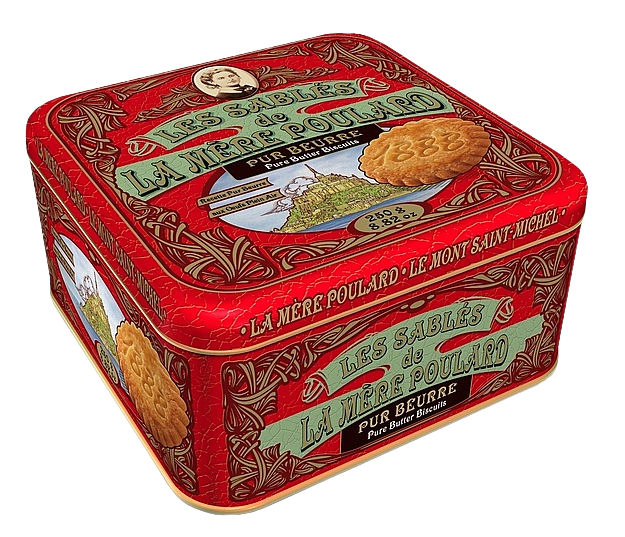 LA MÉRE POULARD Coffret Pure butter biscuit plech 250 g