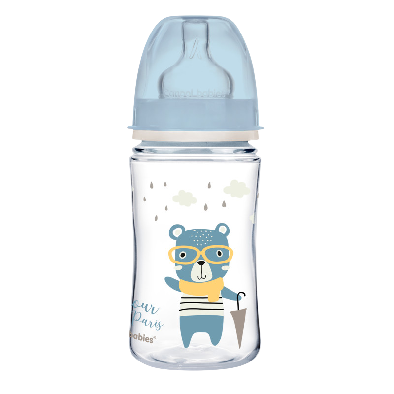 CANPOL BABIES Lahev se širokým hrdlem Bonjour Paris 240 ml