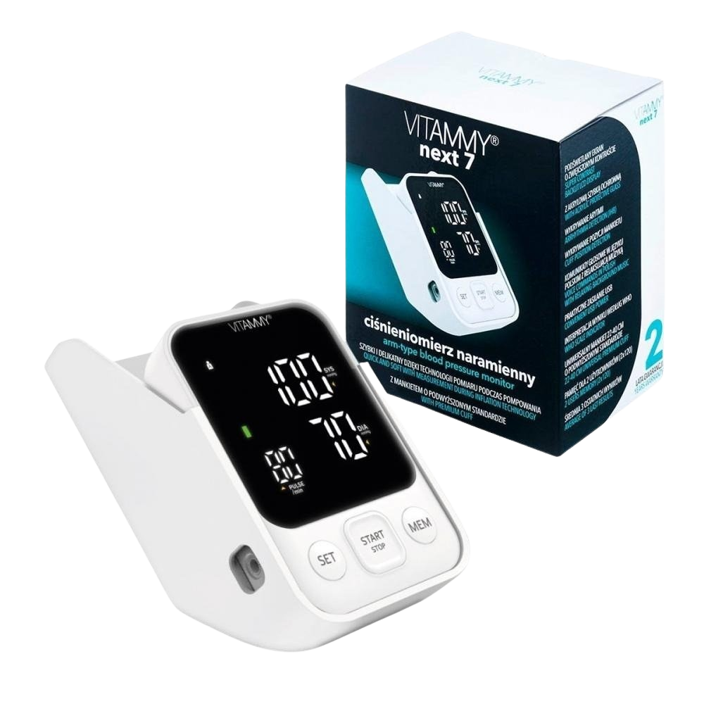 VITAMMY Next 7 Ramenní tlakoměr s hlasovou funkcí a manžetou vyššího standardu