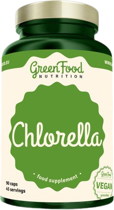 GREENFOOD NUTRITION Chlorella 90 kapslí