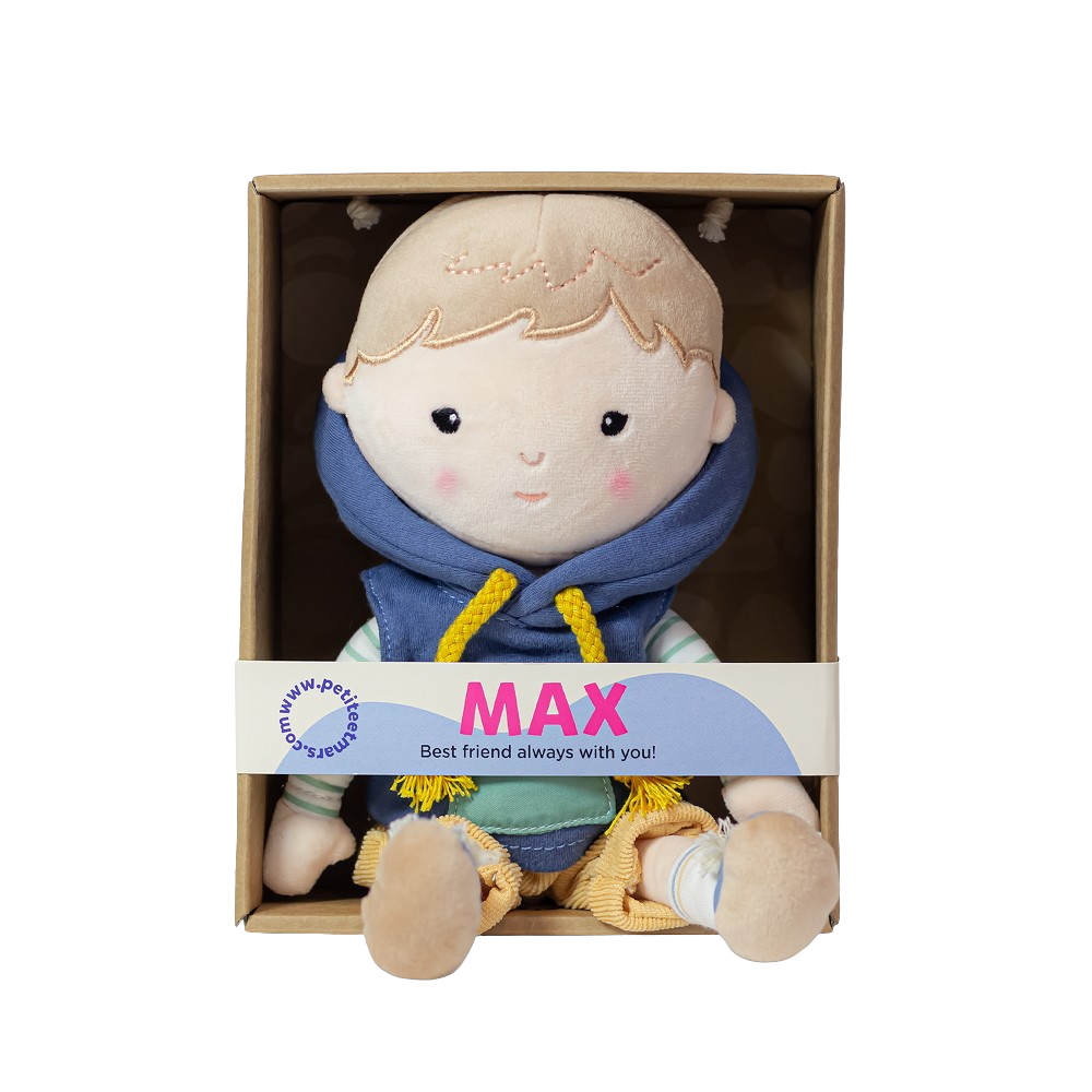 PETITE&MARS Panenka plyšová Max 0m+, 35 cm