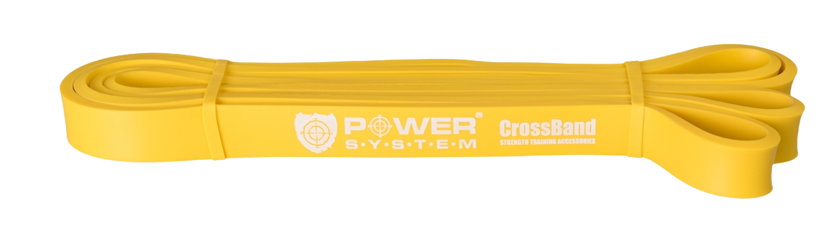 Power System guma na posilování CROSS BAND LEVEL 1 Žlutá