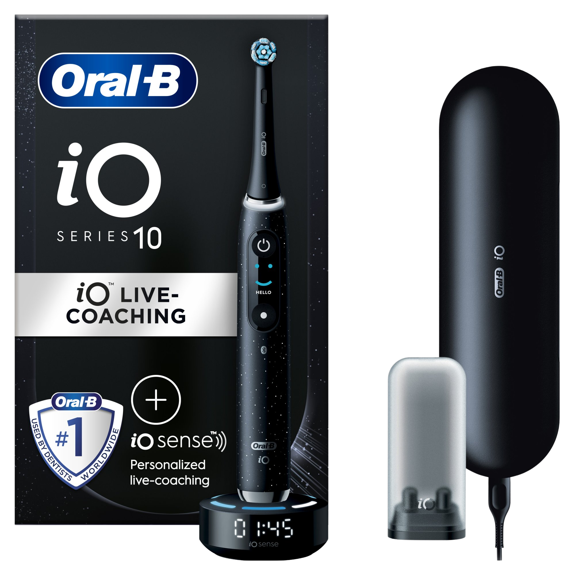 ORAL-B iO 10 černý elektrický zubní kartáček