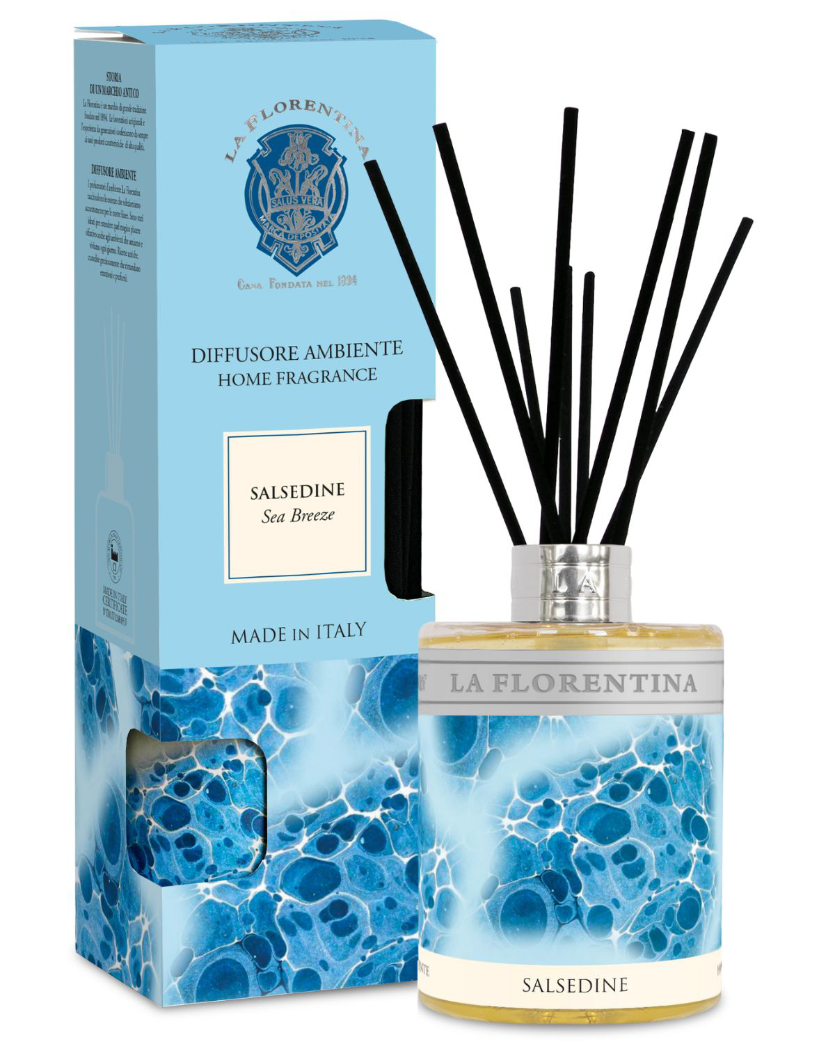 Fotografie LA FLORENTINA Pokojový difuzor Salsedine 500 ml