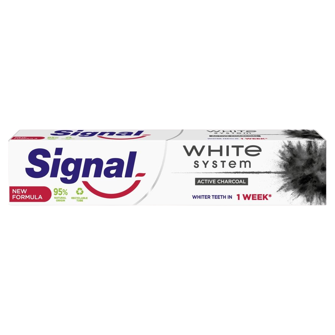 SIGNAL White System Charcoal zubní pasta 75 ml