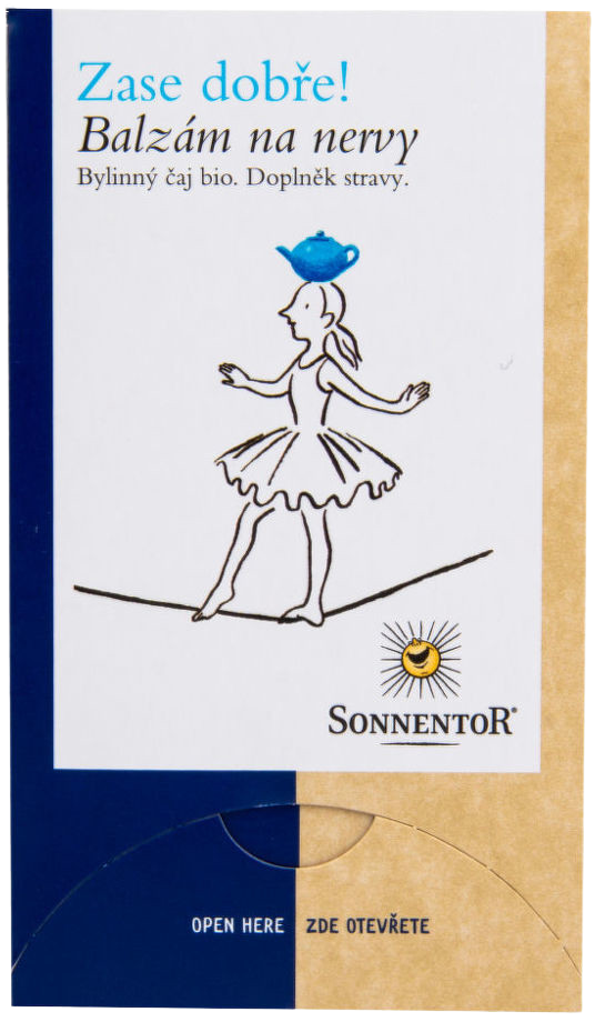 SONNENTOR Čaj Balzám na nervy BIO 18 x 1.5 g