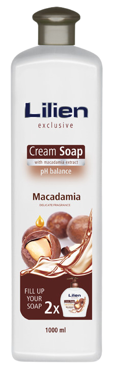 LILIEN krémové tekuté mýdlo Macadamia 1000 ml