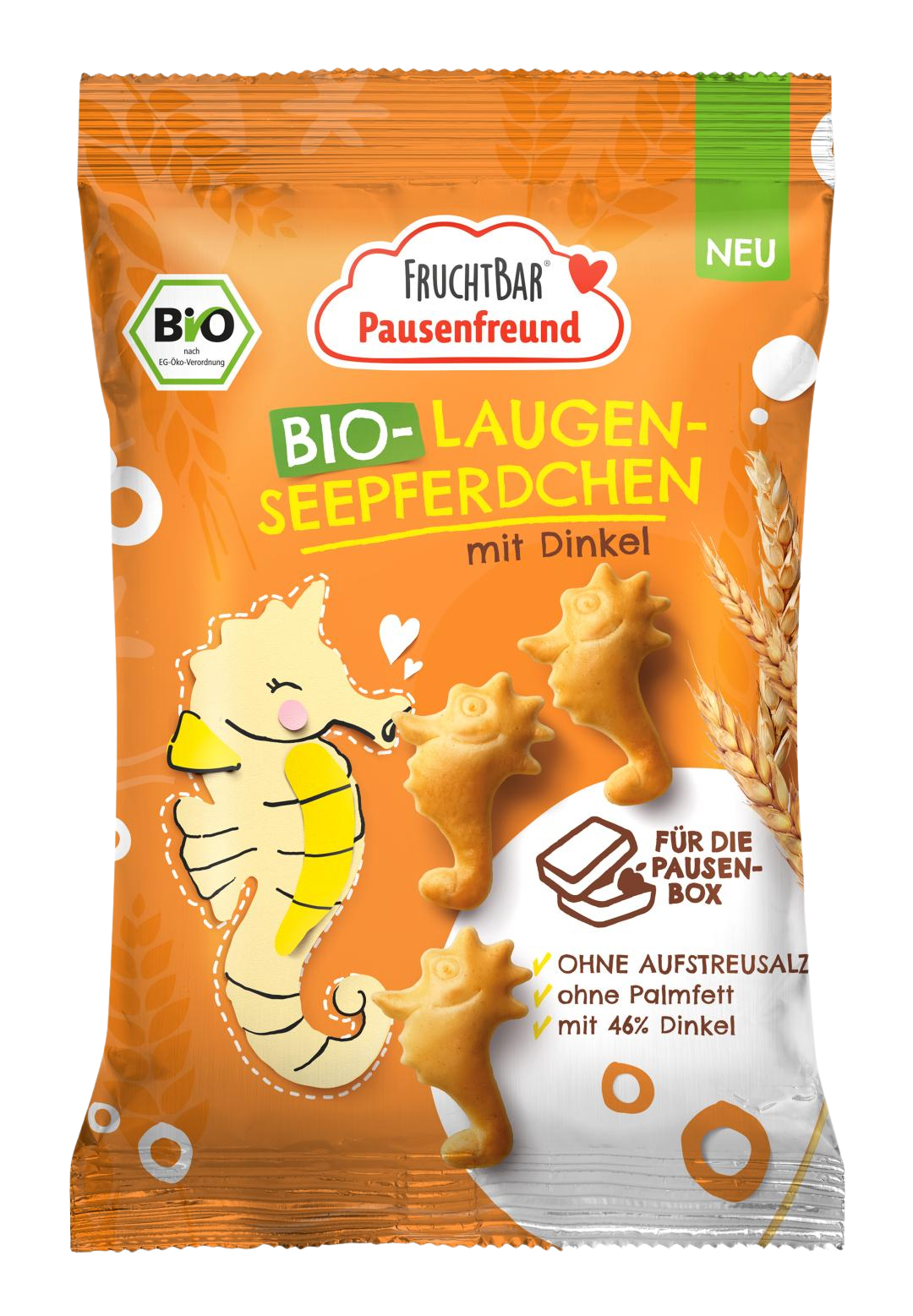 FRUCHTBAR BIO Špaldové křupavé krekry Mořský koník 90 g