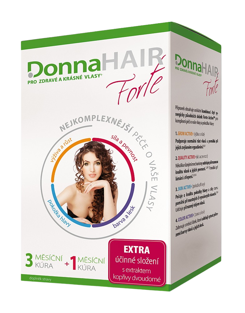 DONNA HAIR FORTE 4měsíční kúra 120 tobolek