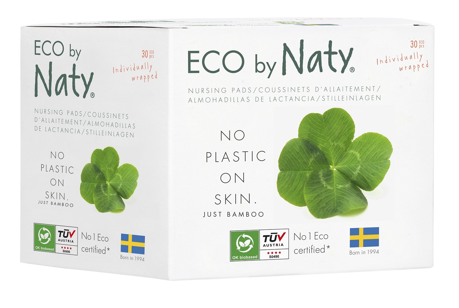 ECO BY NATY ECO Dámské prsní vložky Naty pro kojící ženy 30 ks