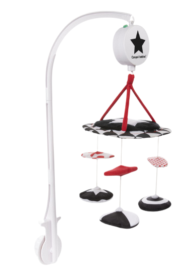 CANPOL BABIES Kontrastní plyšový kolotoč s melodiemi