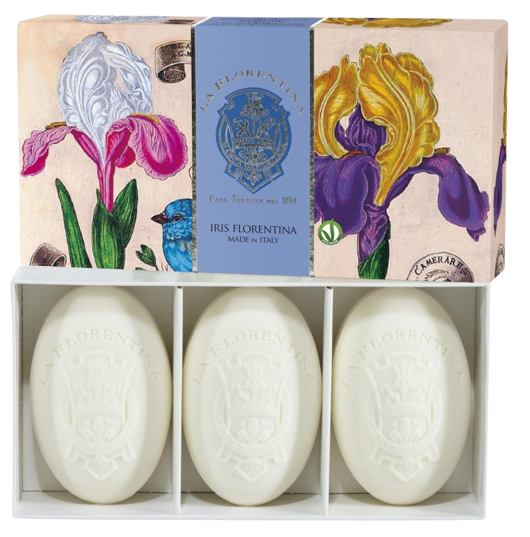 LA FLORENTINA Kazeta mýdel Iris Florentina 450 g