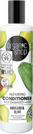 ORGANIC SHOP Regenerační kondicionér pro poškozené vlasy Avokádo a olivy 280 ml