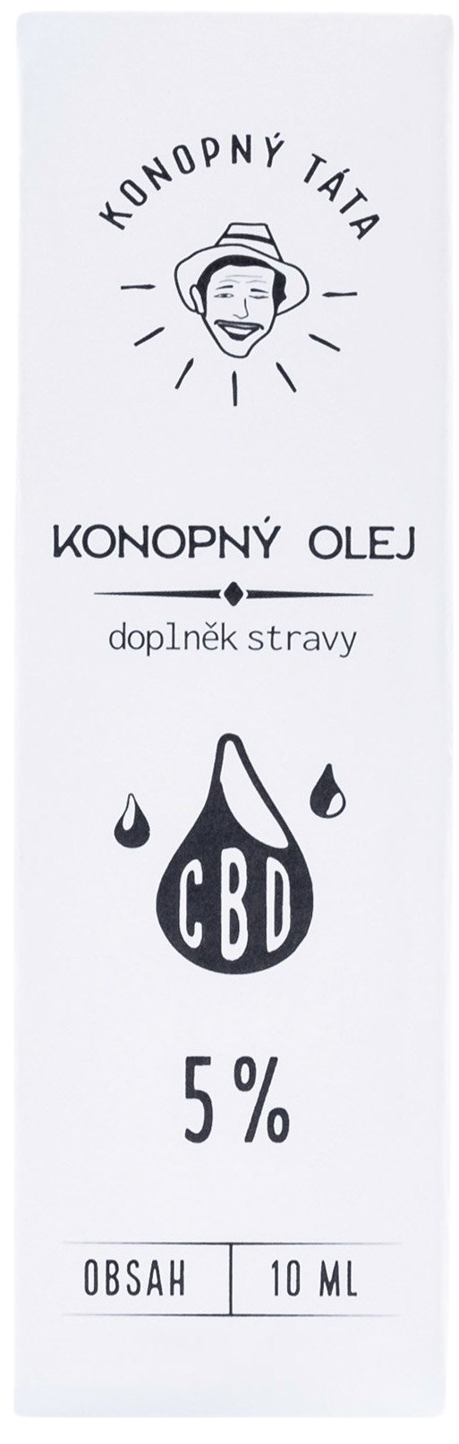 Konopný Táta CBD Konopný olej 5% 10 ml