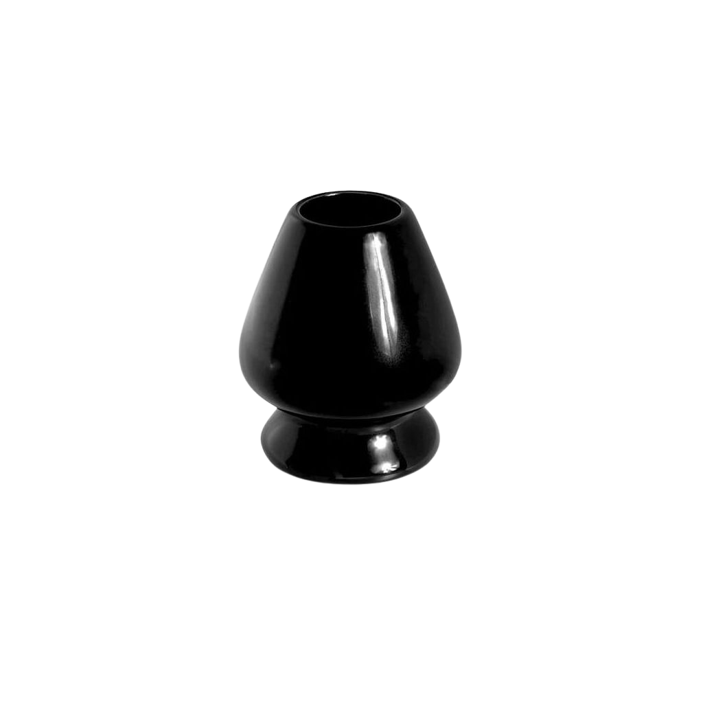 MOYA Naoshi - černý stojánek na matcha metličku chasen