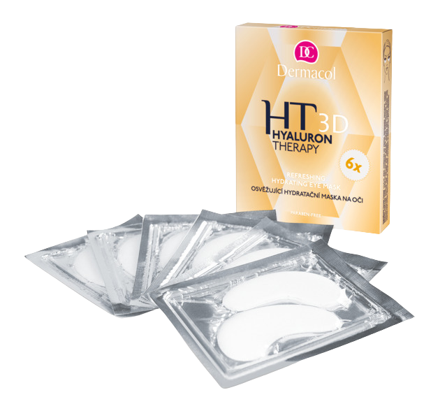 DERMACOL Hyaluron Therapy 3D osvěžující hydratační maska na oči