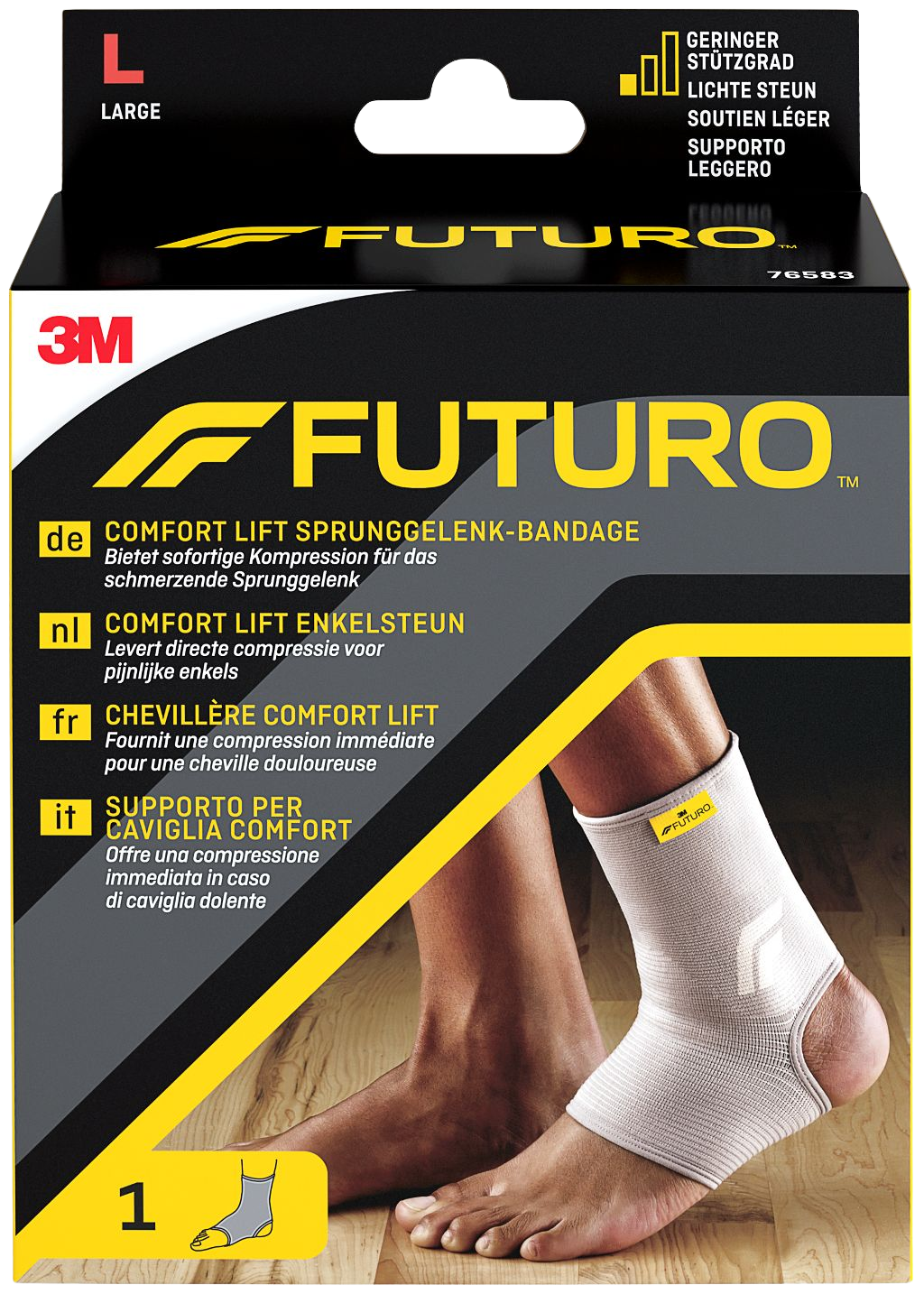 3M FUTURO FUTURO 76583 Bandáž hlezenního kloubu Comfort velikost L