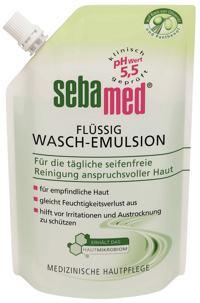 SEBAMED mycí emulze olivová, náhradní náplň 400 ml
