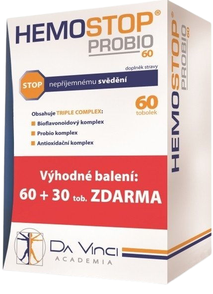 HEMOSTOP Probio MAX Da Vinci Academia 90 tobolek