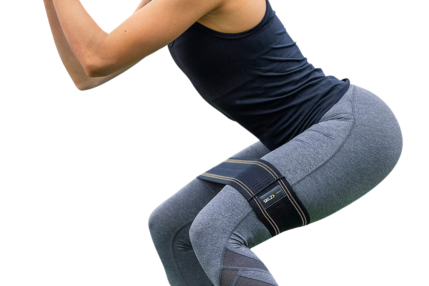 SKLZ Pro Knit Hip Band Heavy - textilní posilovací smyčka silná 10 cm x 35 cm