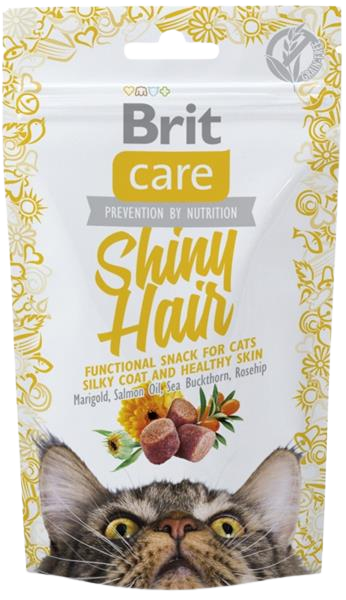 BRIT Care Cat Snack Shiny Hair 50 g