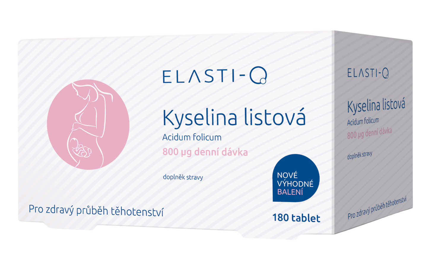 Elasti-Q Kyselina listová 800, 180 tablet