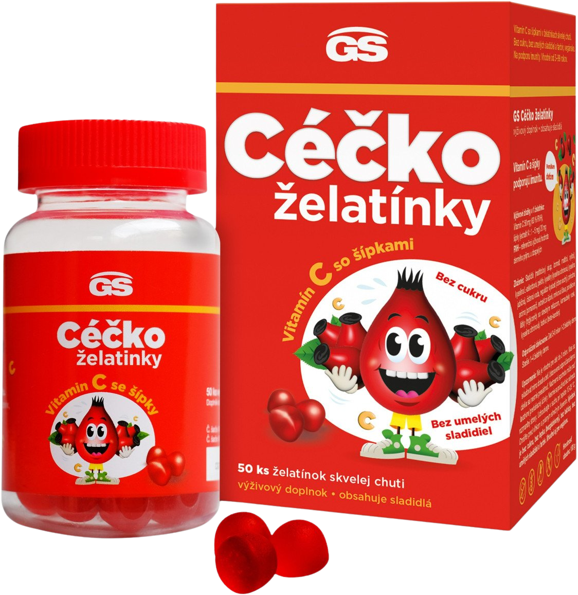 GS CÉČKO želatinky 50 ks