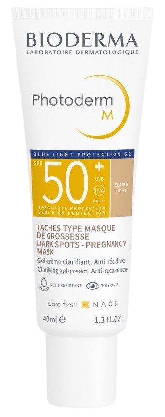BIODERMA Photoderm M světlý SPF50+ vysoce krycí tónovaný krém proti návratu pigmentových skvrn 40 ml