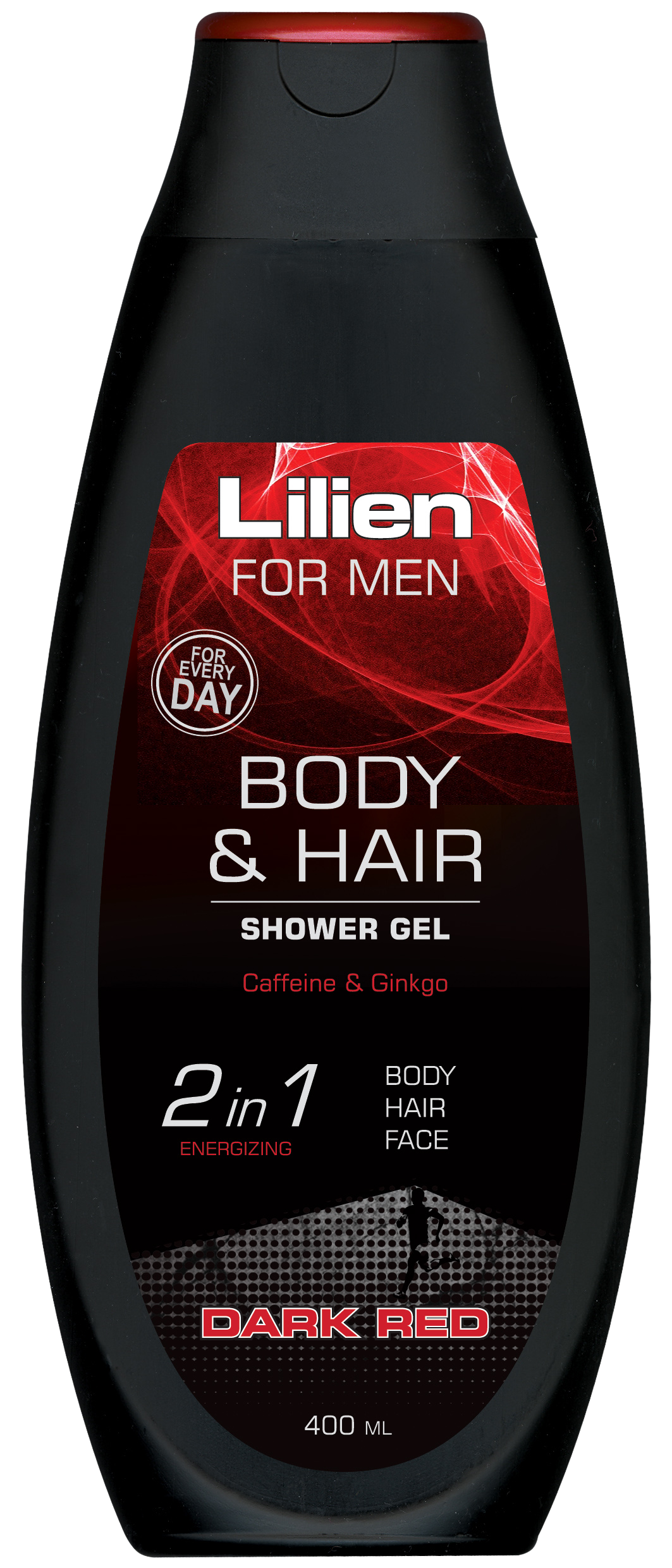 Lilien Sprchový šampon pro muže Dark Red 400 ml