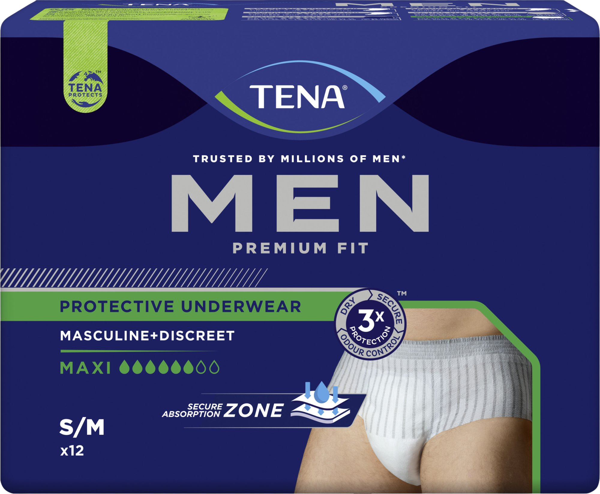 Tena Men Pants PU Maxi S/M 12 ks