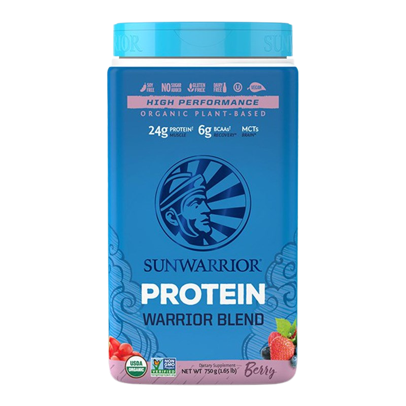 SUNWARRIOR Protein Blend BIO lesní plody 750 g