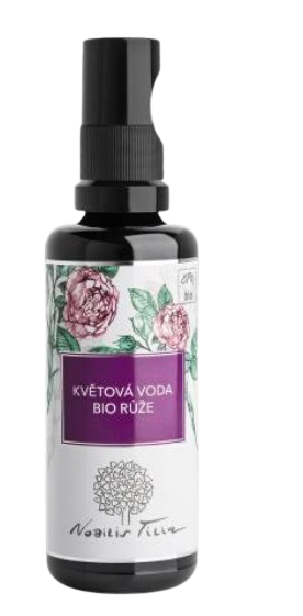 NOBILIS TILIA Bio květová růžová voda sklo 200 ml