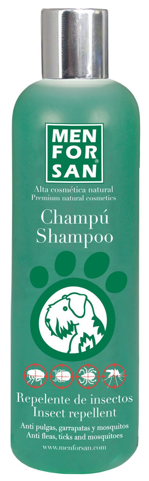 Menforsan Přírodní repelentní šampon proti hmyzu pro psy 300 ml