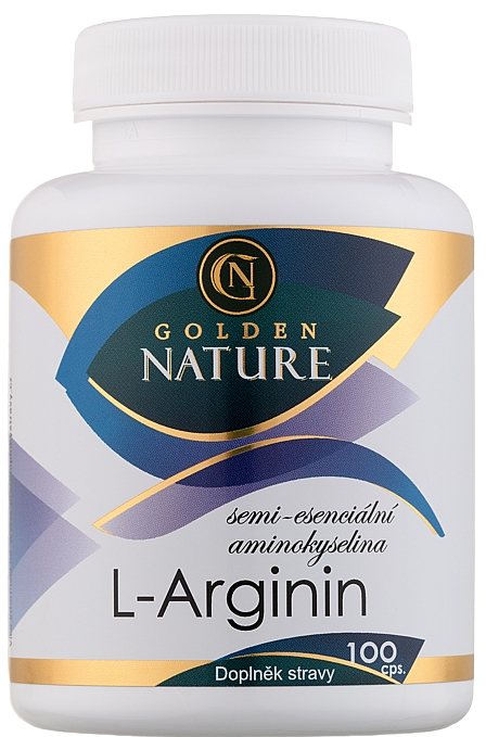 GOLDEN NATURE Arginin 100 kapslí