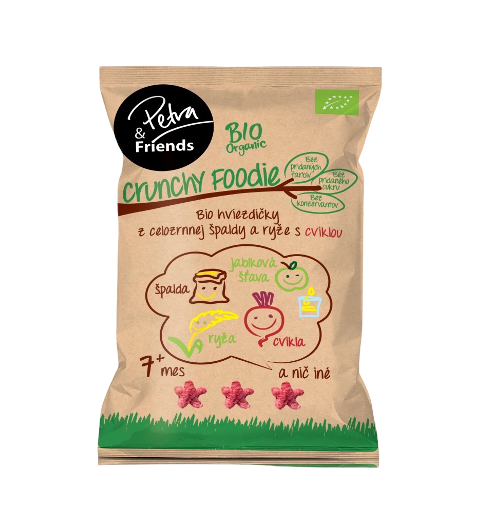 PETRA & FRIENDS BIO Špaldové hvězdičky s rýží a řepou 30 g