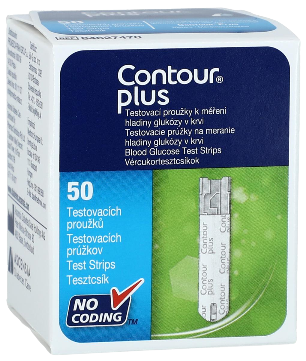 CONTOUR PLUS Diagnostické proužky 50 ks