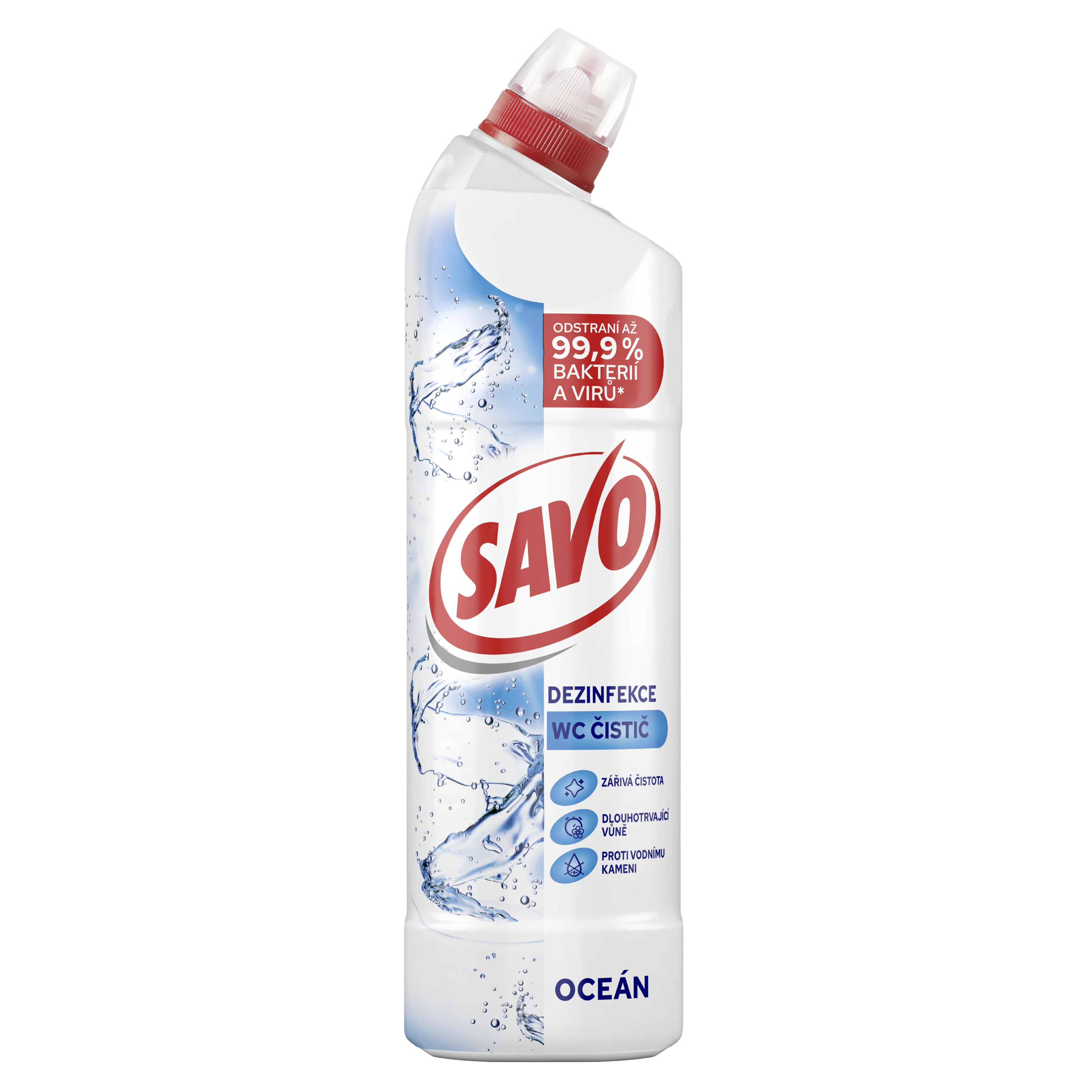 SAVO Oceán WC gél 700 ml