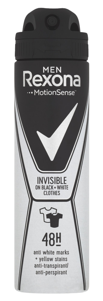 REXONA Men Dezodorant Invisible Black+White 150 ml