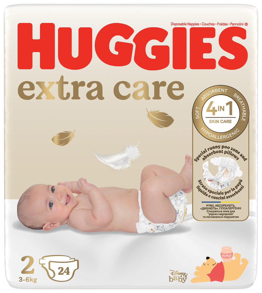 HUGGIES® Extra Care 2, 24 ks kúpite na Pilulka.sk