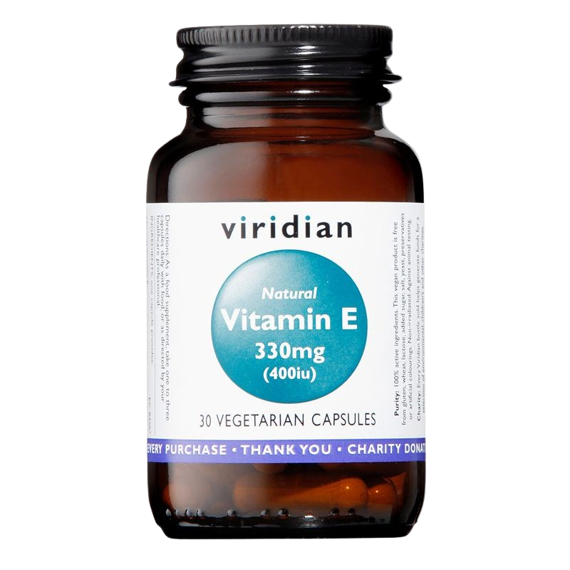 VIRIDIAN Nutrition Vitamin E 330 mg 400 I.U. 30 kapsúl