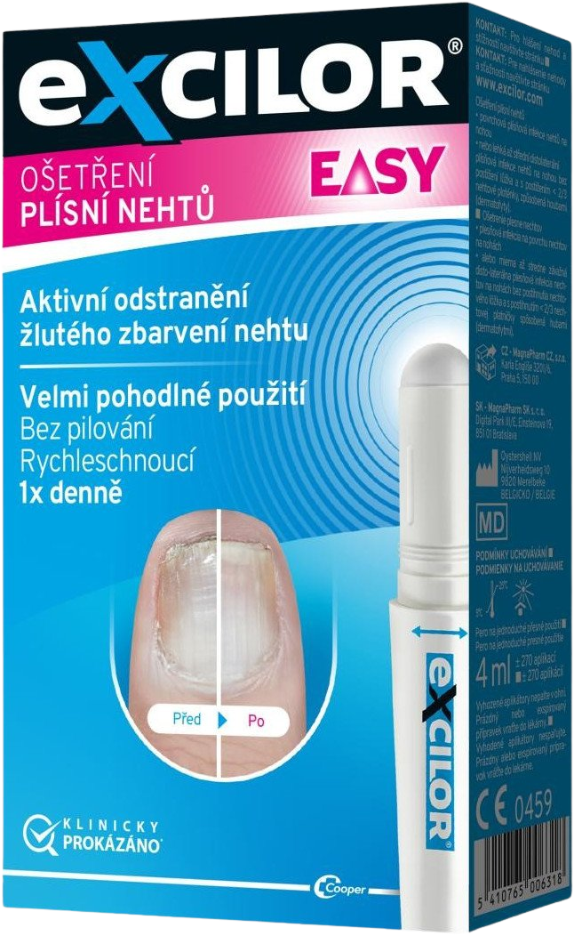 Fotografie EXCILOR Easy ošetření plísní nehtů 4 ml