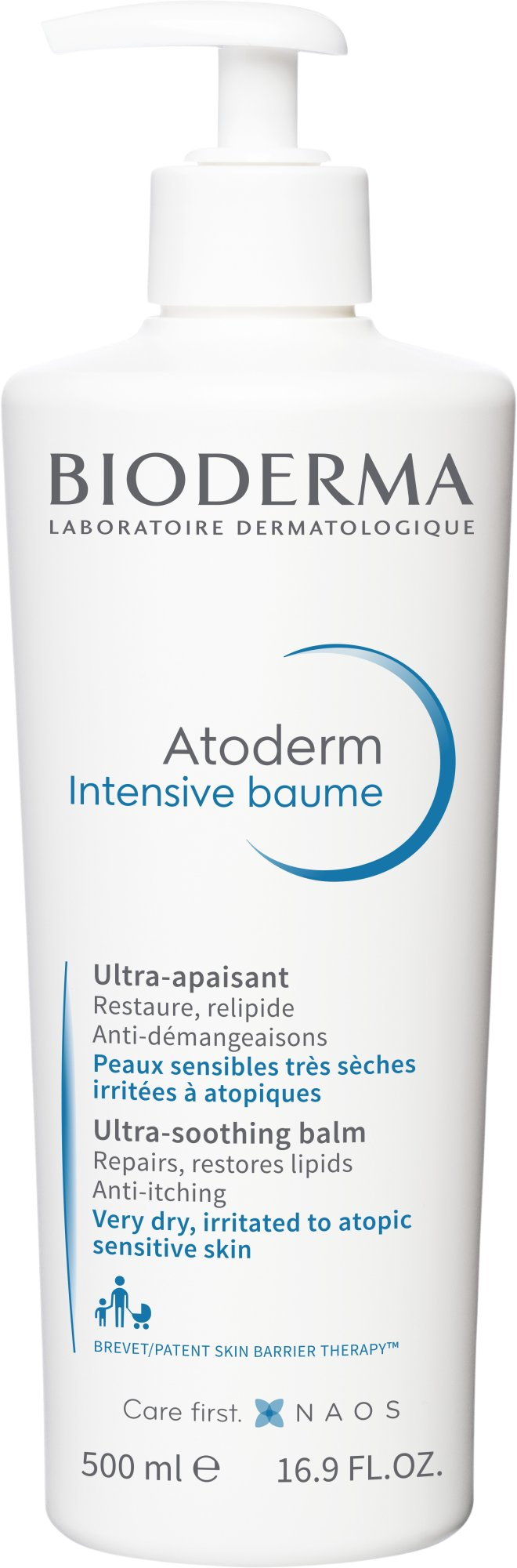 BIODERMA Atoderm Intensive baume telový balzam na atopickú a veľmi suchú pokožku 500 ml kúpite na Pilulka.sk