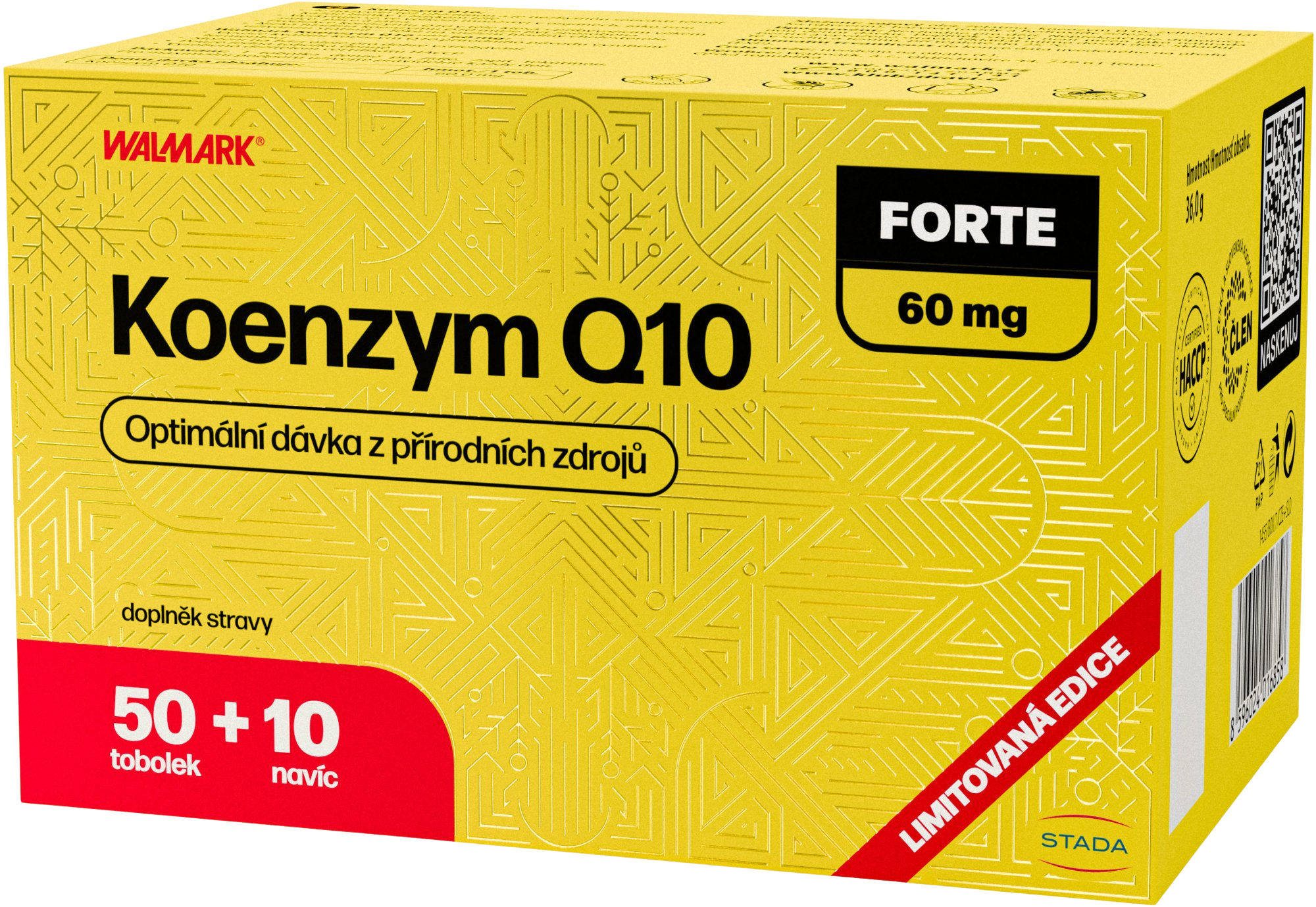WALMARK Koenzym Q10 Forte 60 mg 50 + 10 kapsúl NAVYŠE kúpite na Pilulka.sk