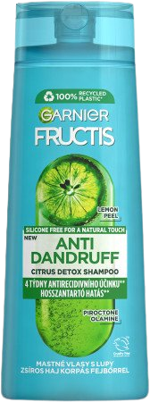 GARNIER Fructis Antidandruff Citrus šampón na mastné vlasy s lupinami, 250 ml