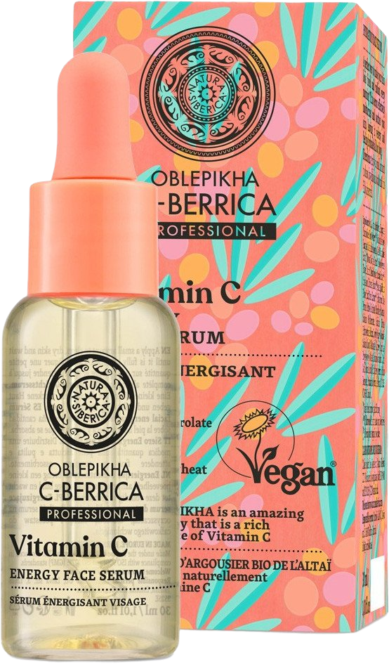 NATURA SIBERICA Oblepikha C-Berrica Energizujúce pleťové sérum 30 ml