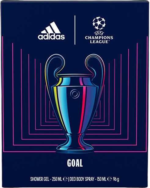 Fotografie ADIDAS Dárková sada M 250 ml SG + 150 ml Spray UEFA