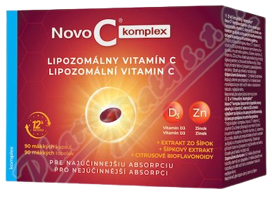 NOVO C Komplex Lipozomálny vitamín C + vitamín D3 + zinok 90 kapsúl kúpite na Pilulka.sk