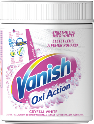 VANISH Oxi Action Prášok na bielenie a odstránenie škvŕn 470 g