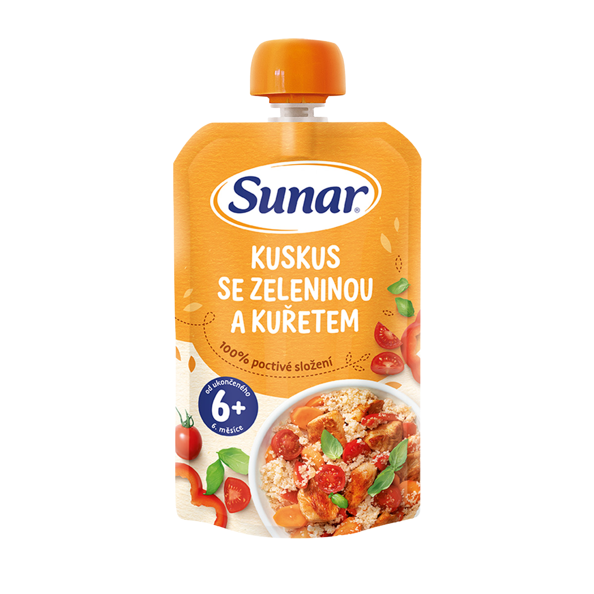 SUNAR příkrm kuskus se zeleninou a kuřetem 6m+ 120 g