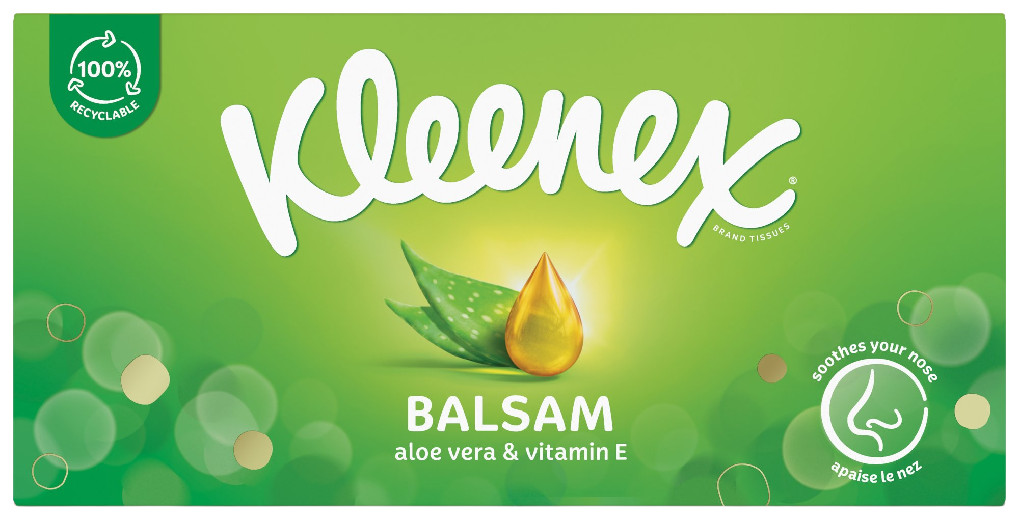 KLEENEX® Vreckovky Balsam box 64 ks